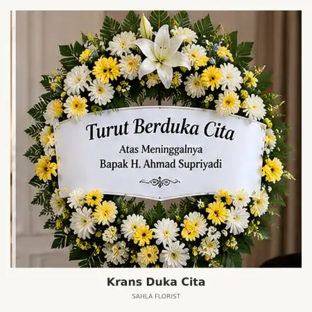 Krans Bunga Duka Ilir Timur Ii